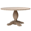 Bardot Light Warm Wash Sealed Finish Dining TableModel DOV38074