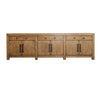 Conte Antique Medium Brown Wood Finish Sideboard Model DOV38077