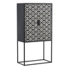 Rome Black and White Bar CabinetModel DOV40020-BLCK