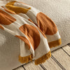 Conall Terracotta and Mustard Throw Model DOV4148