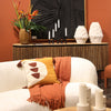 Enid Burnt Orange Pillow Model DOV4155