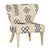 Kaarlo Natural and Black Occasional ChairModel DOV4166