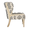 Kaarlo Natural and Black Occasional ChairModel DOV4166