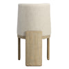 Alistair Beige and Light Warm Wash Dining ChairModel DOV419-BEIG