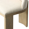 Alistair Beige and Light Warm Wash Dining ChairModel DOV419-BEIG