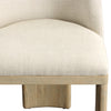 Alistair Beige and Light Warm Wash Dining ChairModel DOV419-BEIG