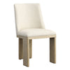 Alistair Beige and Light Warm Wash Dining ChairModel DOV419-BEIG