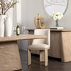 Alistair Beige and Light Warm Wash Dining ChairModel DOV419-BEIG