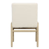 Frazer Ivory and Light Warm Wash Dining ChairModel DOV421-CREM