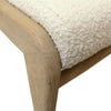 Frazer Ivory and Light Warm Wash Dining ChairModel DOV421-CREM