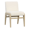 Frazer Ivory and Light Warm Wash Dining ChairModel DOV421-CREM