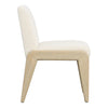 Frazer Ivory and Light Warm Wash Dining ChairModel DOV421-CREM