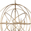 Aldino Brass Finish Chandelier Model DOV4756