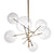 Leona Antique Brass Finish Pendant LightModel DOV4767