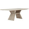 Berlin Light Warm Wash Sealed Finish Dining TableModel DOV50055