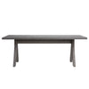 Augusto Charcoal Grey Textured Top with Smoked Oak Wood Finish Dining TableModel DOV50077