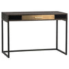 Tivoli Ebony and Brass Finish Desk Model DOV5357