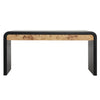 Brennan Black and Natural Burl Desk Model DOV5489-BURL