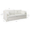 Ismael White Sofa Model DOV60012-WHIT