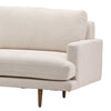 Antonio Charlotte Cream and Natural Legs Chaise SectionalModel DOV60036L-CREM