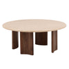 Yvette Natural and Medium Brown Coffee TableModel DOV61035-BRWN