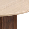 Yvette Natural and Brown Dining TableModel DOV61036-BRWN