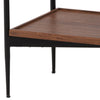 Debra Medium Brown, Natural and Black Console TableModel DOV61037-NATL