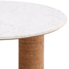 Sonja White and Natural Coffee TableModel DOV61043-WHIT