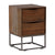 Garrison Antique Grey with Natural Wood and Gunmetal Finish Nightstand Model DOV6323