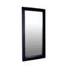 Lian Black Stain Finish Floor MirrorModel DOV6377