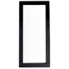 Lian Black Stain Finish Floor MirrorModel DOV6377