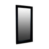 Lian Black Stain Finish Floor MirrorModel DOV6377