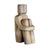 Wood Natural Finish Sculpture Model DOV6389