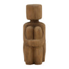 Wood Natural Finish Sculpture Model DOV6389