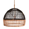 Elvis Black and Natural Finish Pendant ShadeModel DOV6448