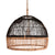 Elvis Black and Natural Finish Pendant ShadeModel DOV6448