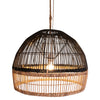 Elvis Black and Natural Finish Pendant ShadeModel DOV6448