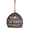 Turin Antique Black Finish Pendant ShadeModel DOV6451