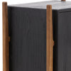 Emberly Black and Natural Nighstand Model DOV6497-BLCK