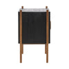 Emberly Black and Natural Nighstand Model DOV6497-BLCK