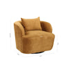 Browne Camel Swivel ChairModel DOV65009-BRWN