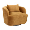 Browne Camel Swivel ChairModel DOV65009-BRWN