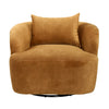 Browne Camel Swivel ChairModel DOV65009-BRWN