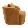 Browne Camel Swivel ChairModel DOV65009-BRWN