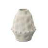 Clayton Sandy White Finish Vase Model DOV66005-WHIT-SM