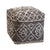 Trofa Grey and Ivory Pouf Model DOV6613