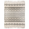 Perez White with Grey Pattern Outdoor RugModel DOV6679