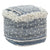 Felberta Blue and White Pouf Model DOV6730