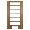 Almanza Natural Bookcase Model DOV68000-NATL