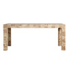 Burrows Natural Burl Dining TableModel DOV68005-BURL